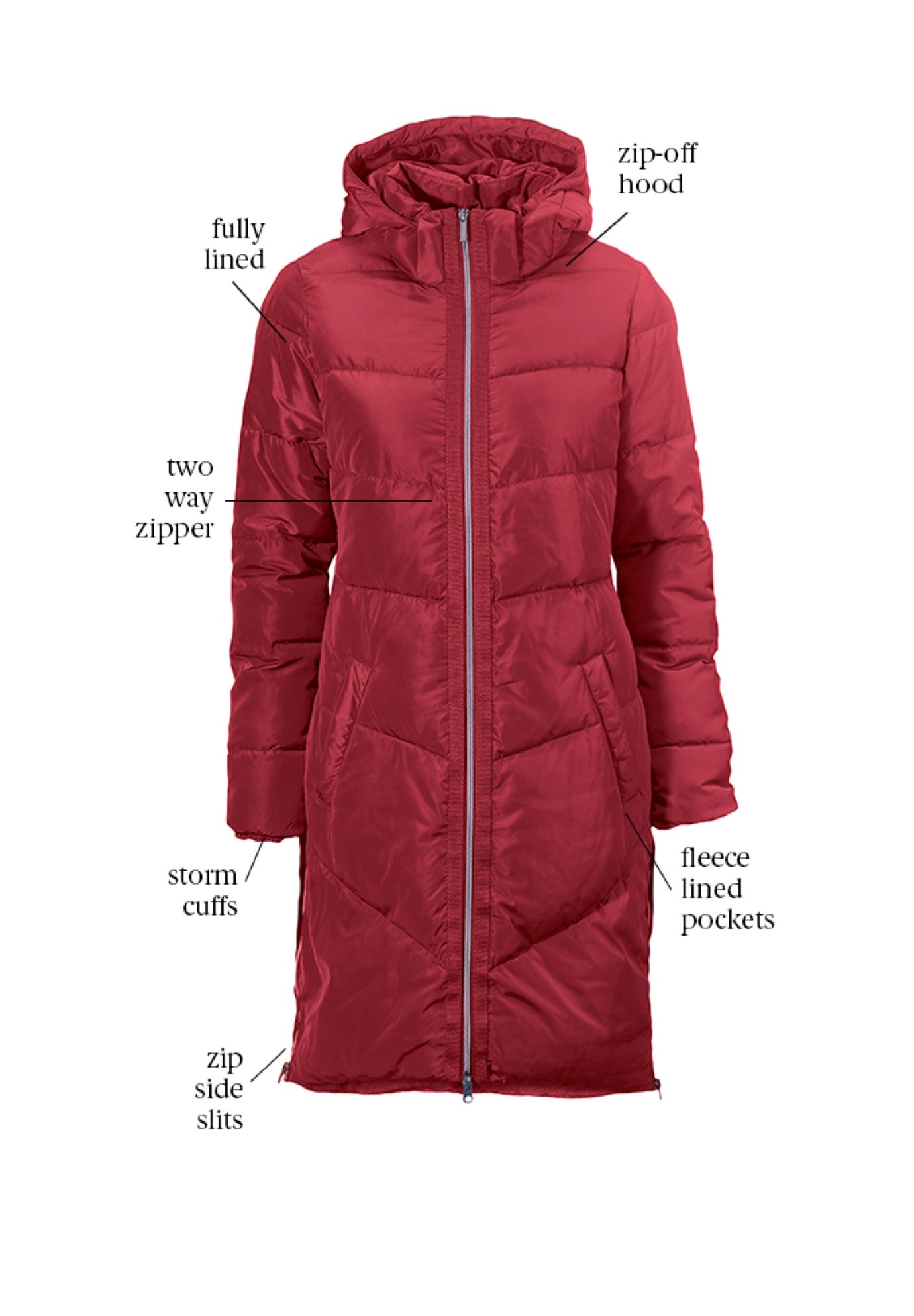 Long Puffer Coat image number 5