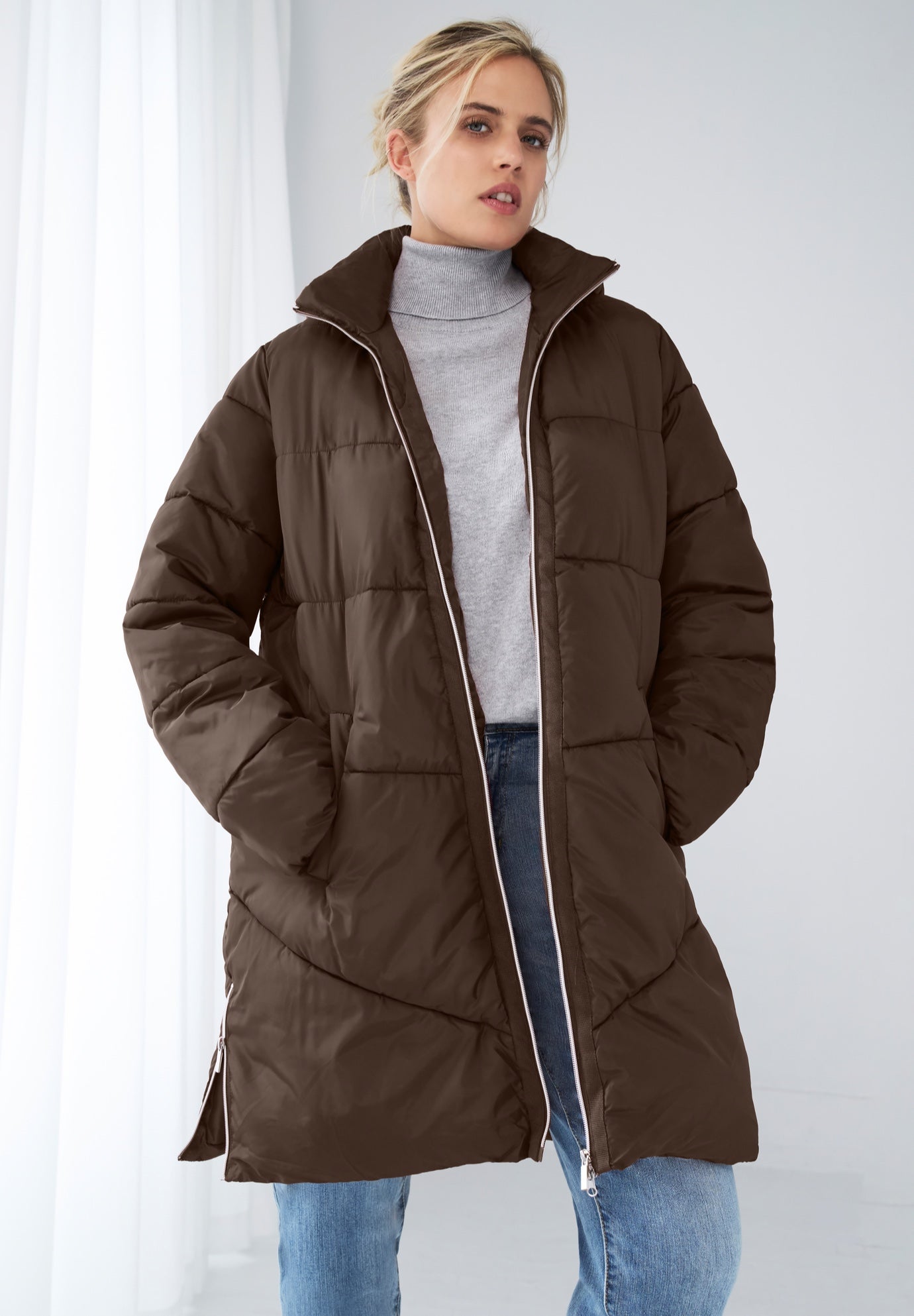Long Puffer Coat image number 0