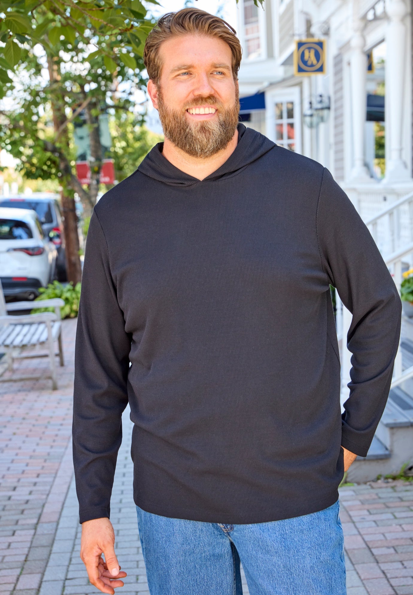 Ribbed Hoodie image number 0