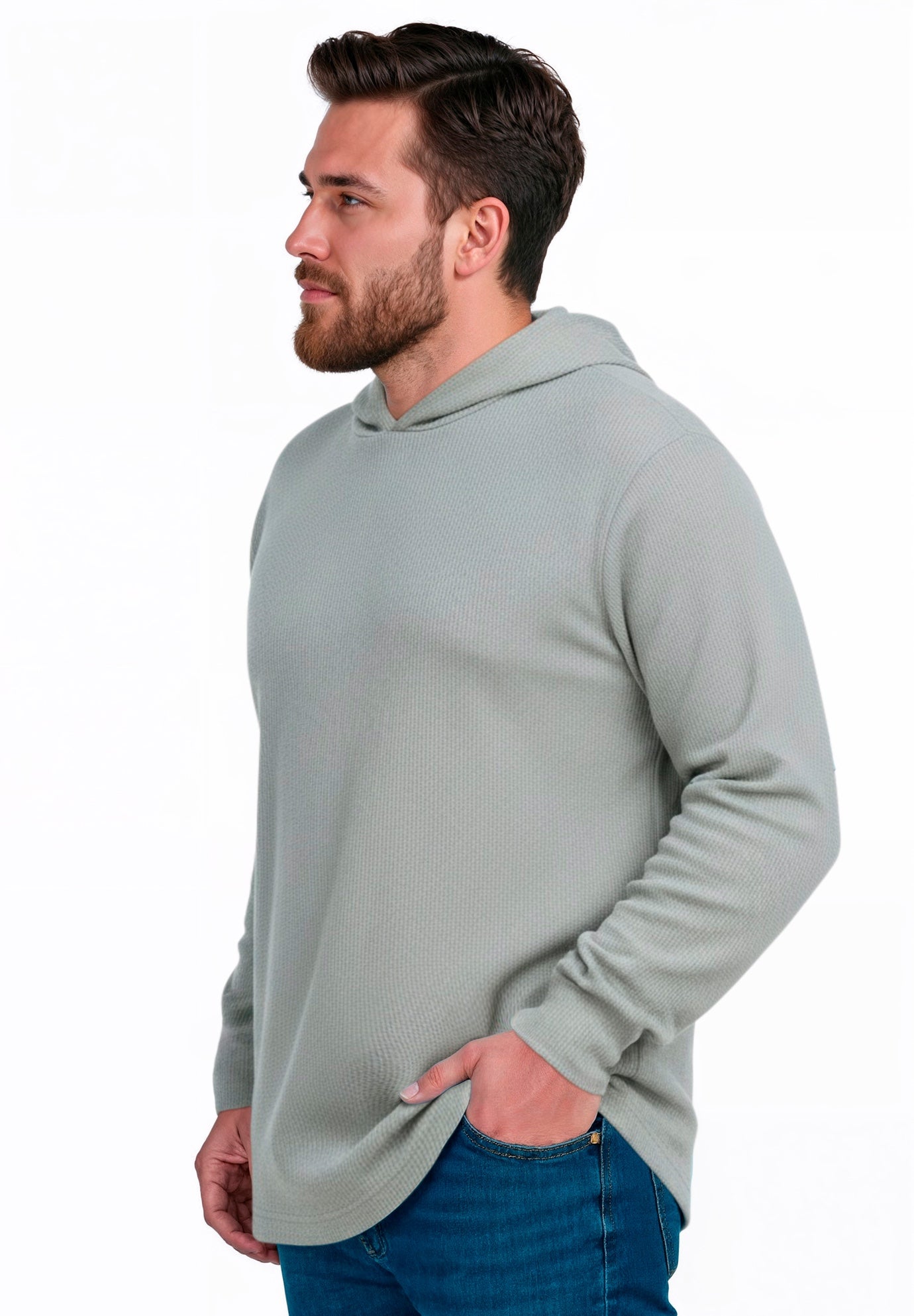 Ribbed Hoodie image number 1