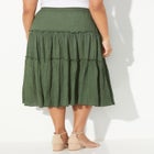 Tiered Midi Skirt image number null