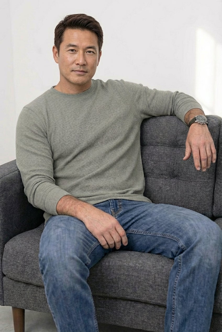 Long Sleeve Ribbed Crewneck image number 0