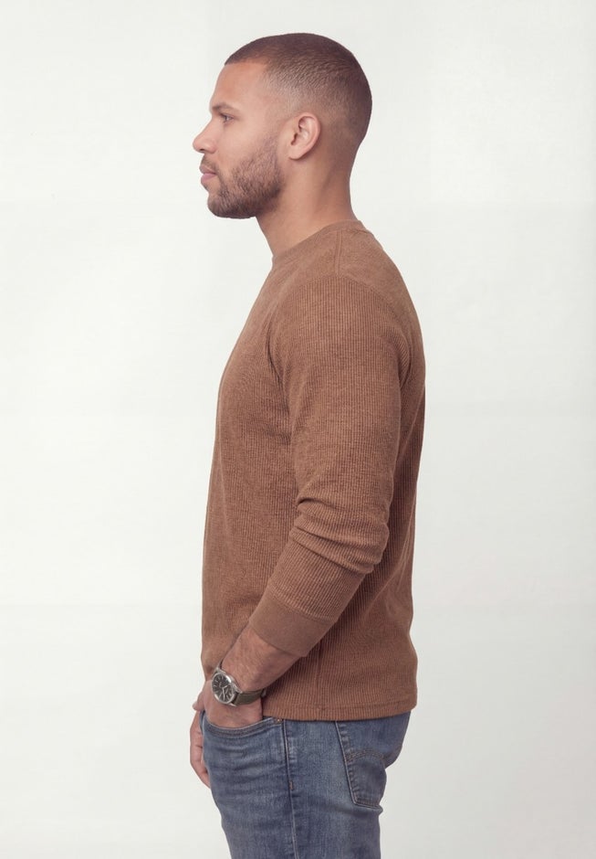 Long Sleeve Ribbed Crewneck image number 4