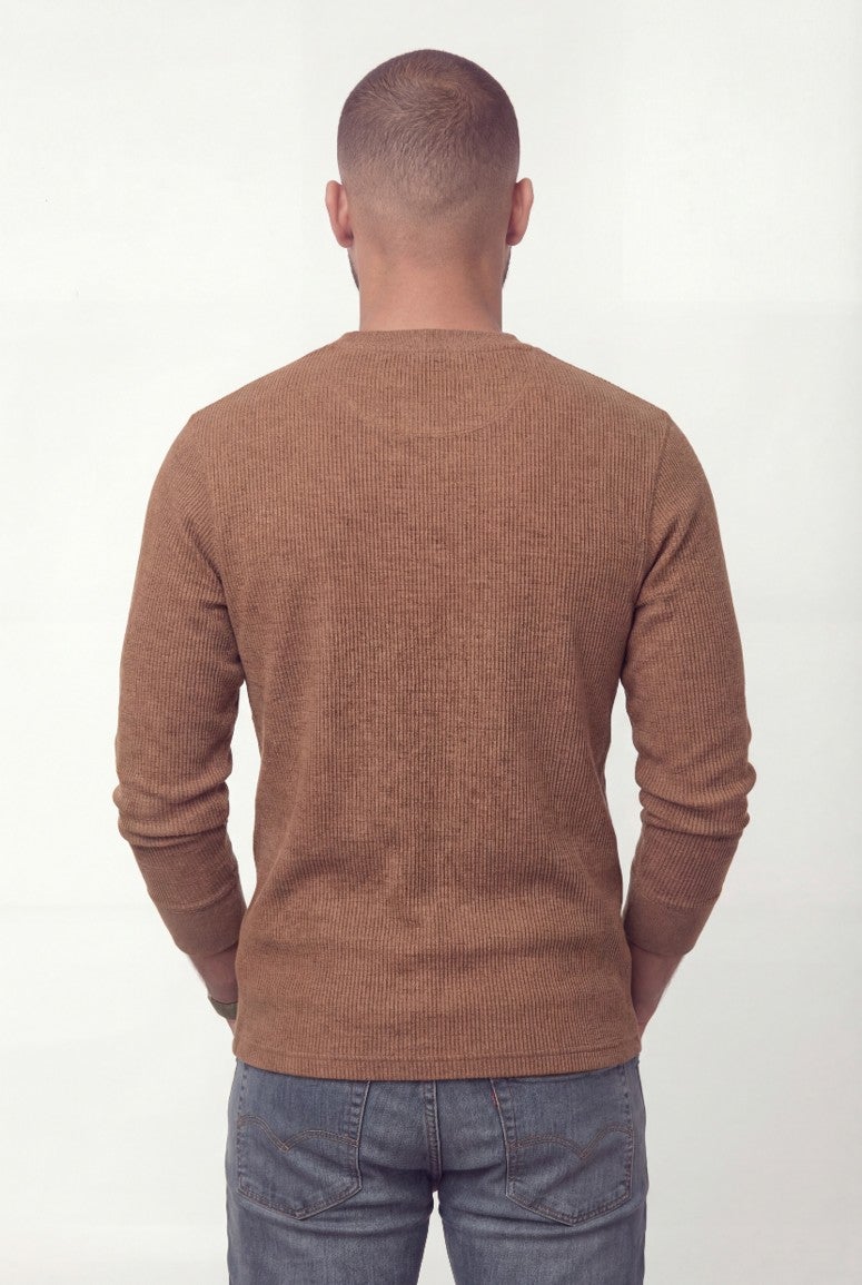 Long Sleeve Ribbed Crewneck image number 3