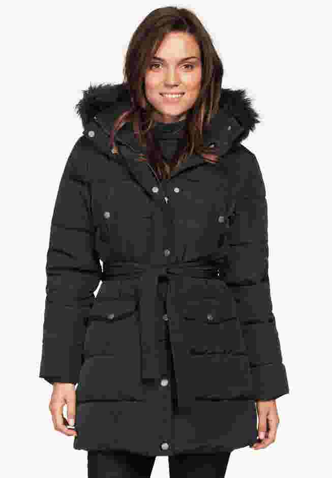 Belted Puffer Coat image number 0