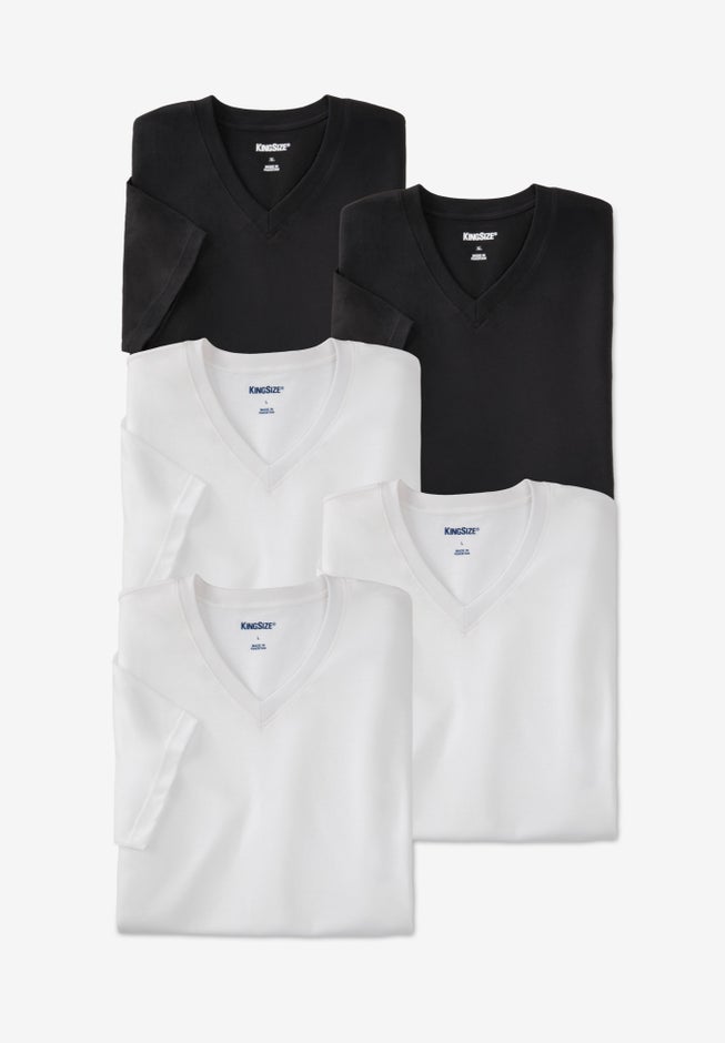 5-Pack Cotton V-Neck Undershirt image number 0