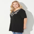 Easy Fit Peasant Tee image number null