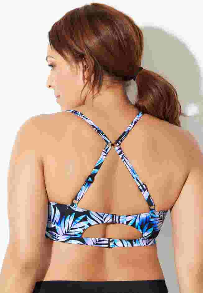 Loop Strap Mesh Bikini Top image number 4