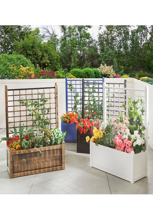Flower Box With Trellis image number 1