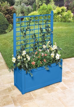 Flower Box With Trellis