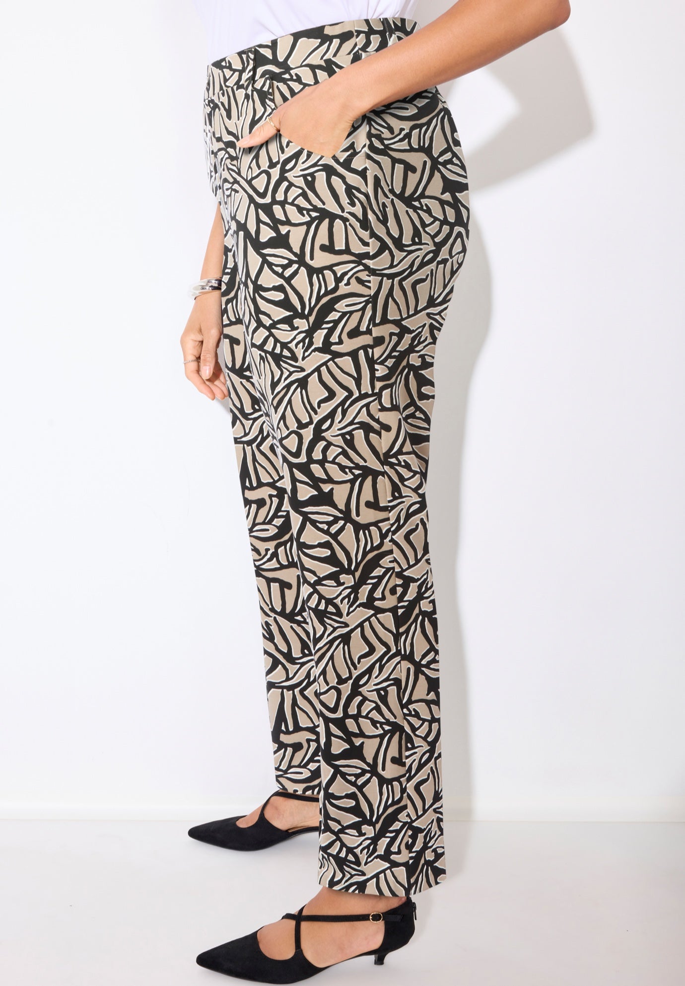 Straight Leg Ponte Pant image number 3