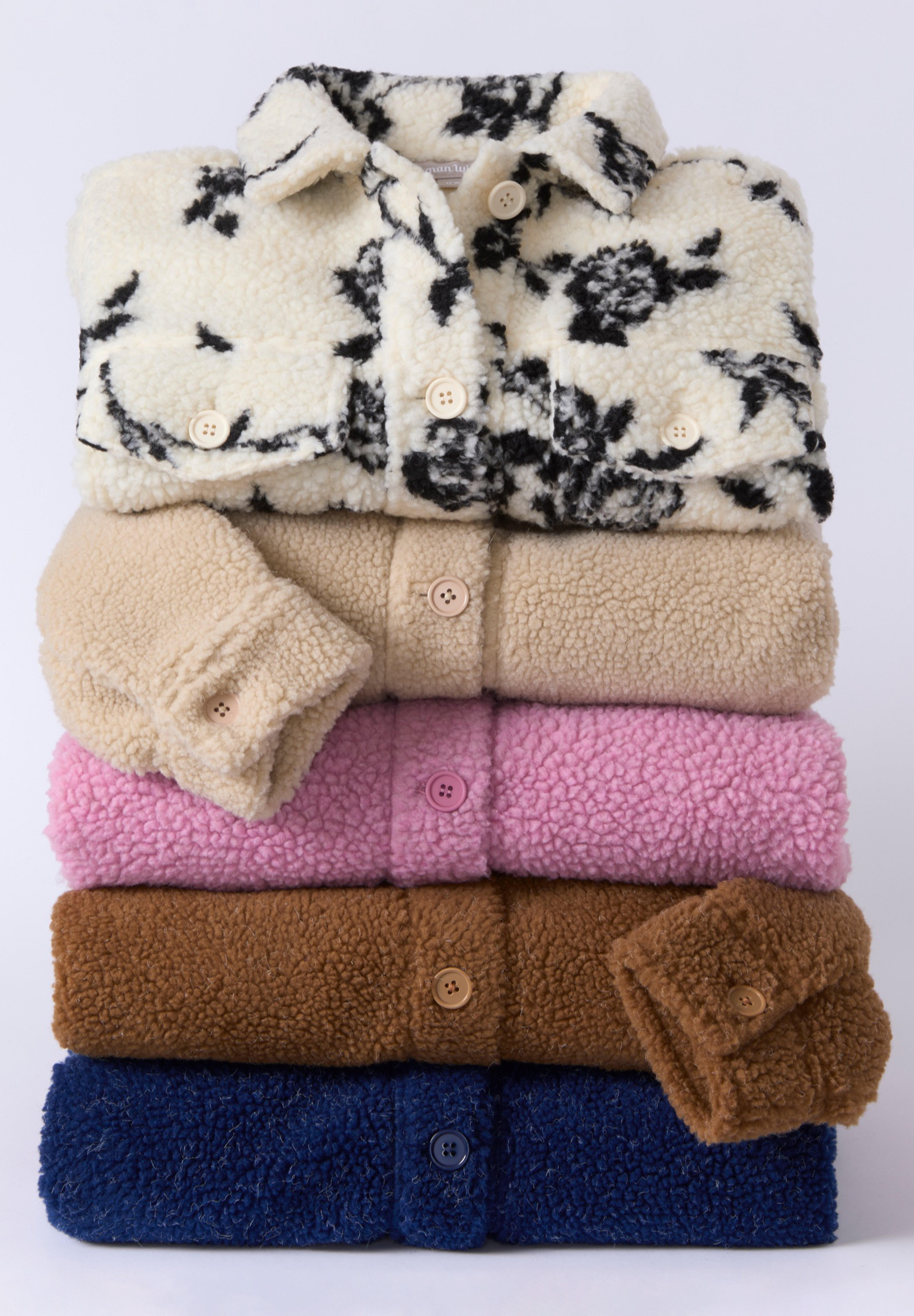 Berber Button-Front Jacket image number 4
