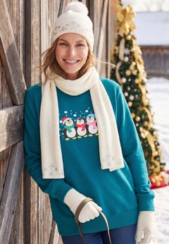 Fleece Holiday Sweatshirt