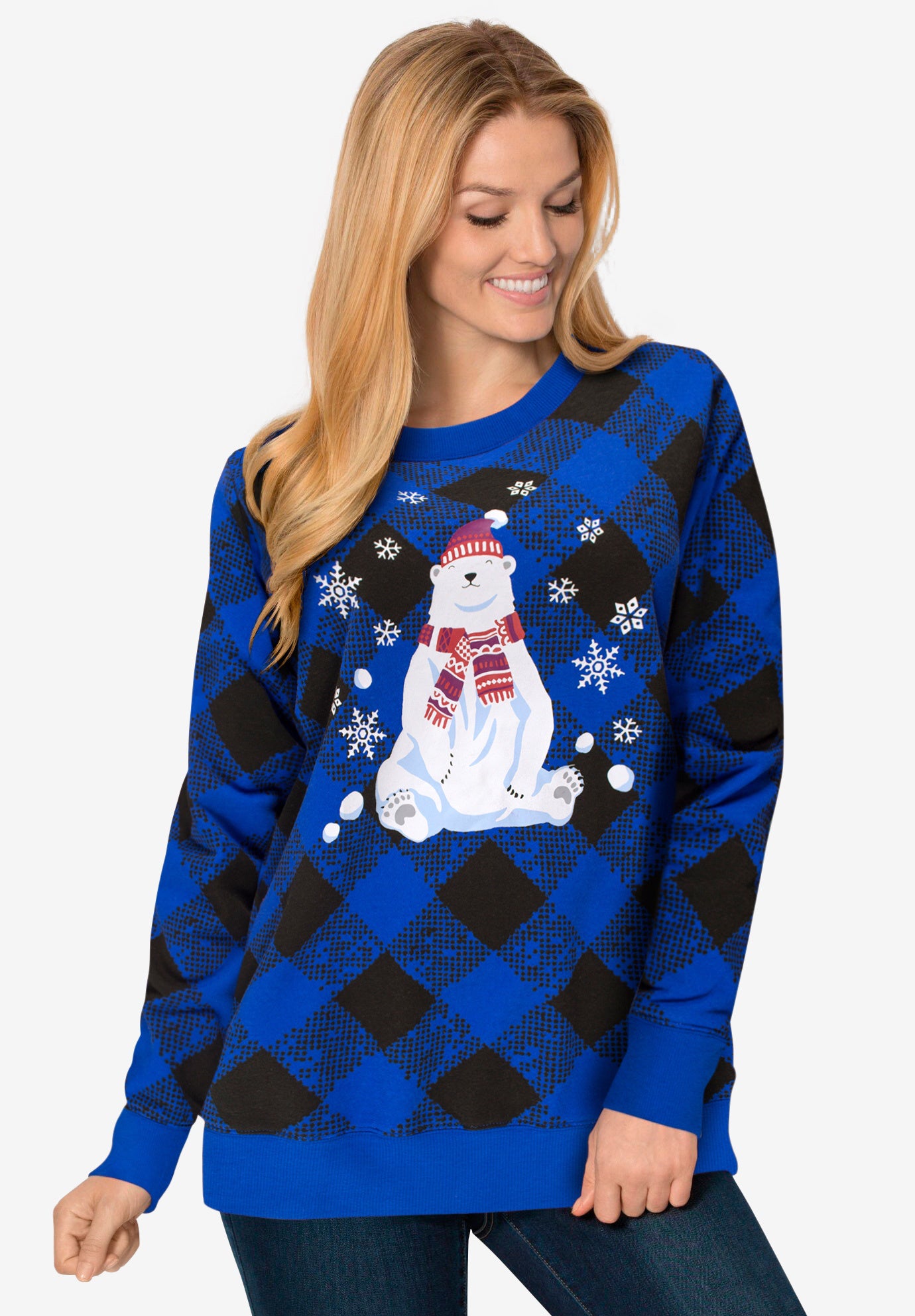 Fleece Holiday Sweatshirt image number 1