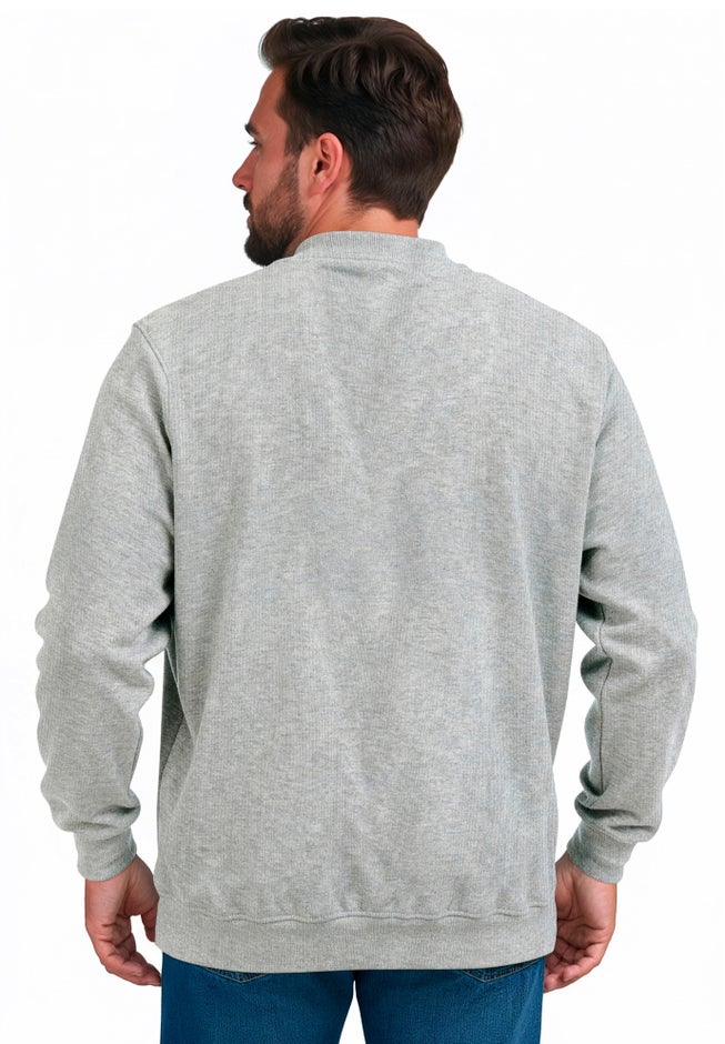  Reverse Weave Zip Up Jacket image number 3