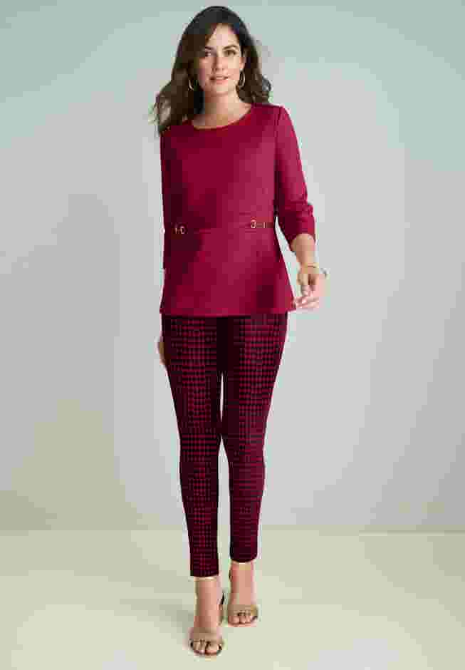 Ponte Belted Top image number 0