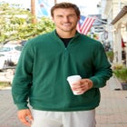  Reverse Weave 1/4 Zip Up Hoodie image number null