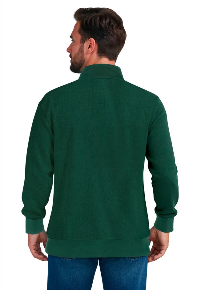  Reverse Weave 1/4 Zip Up Hoodie image number 1