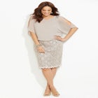 Embellished Open Sleeve Dress image number null