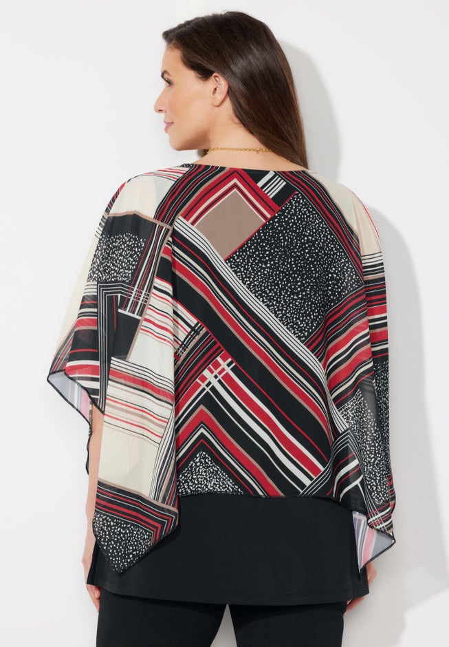 Dolman Sleeve Blouse and Tank Duet image number 1