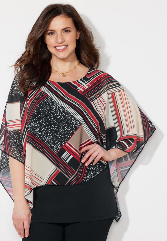 Dolman Sleeve Blouse and Tank Duet image number 3