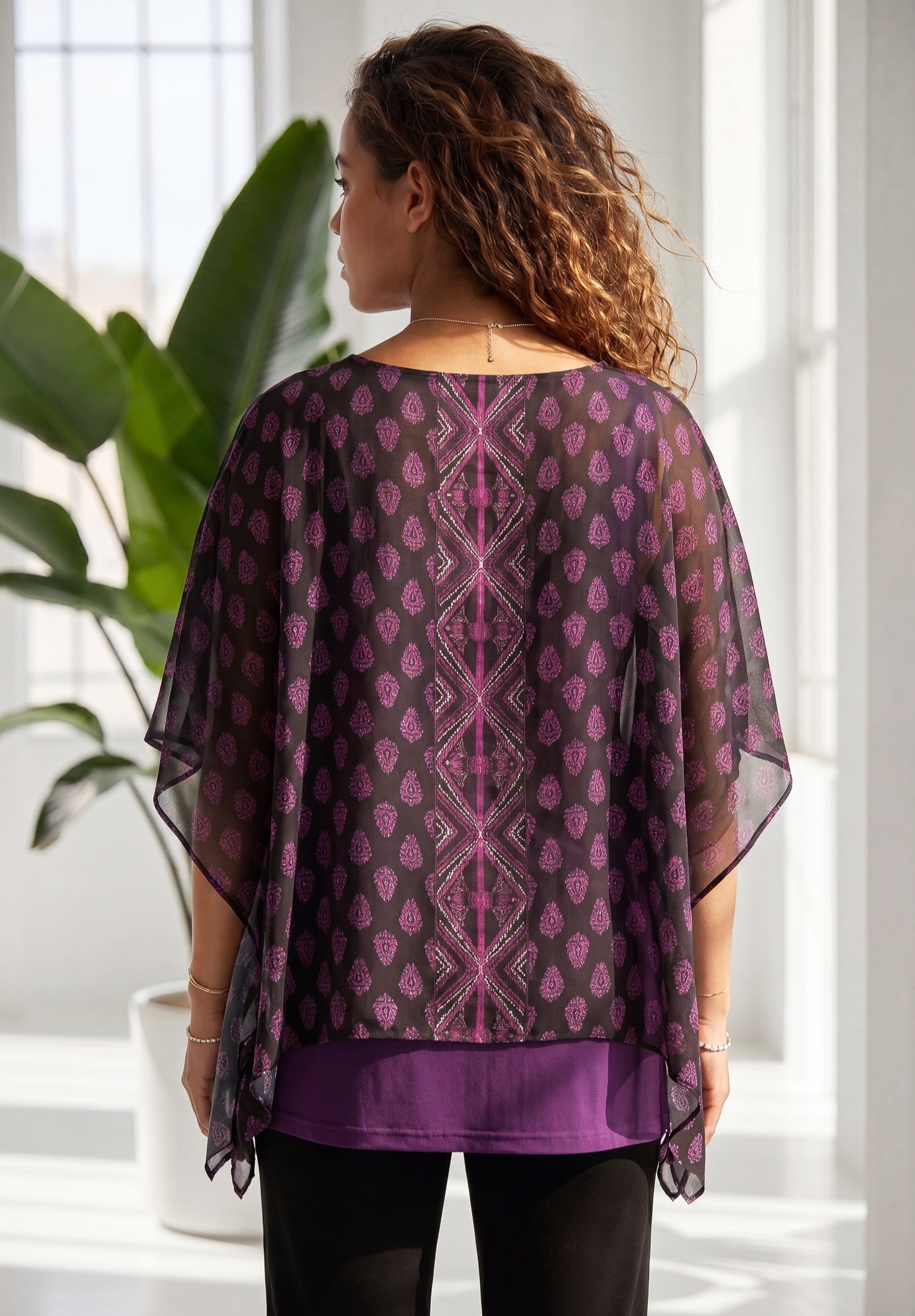 Dolman Sleeve Blouse and Tank Duet image number 1