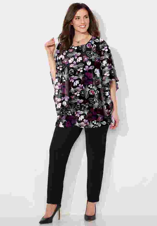 Dolman Sleeve Blouse and Tank Duet image number 0