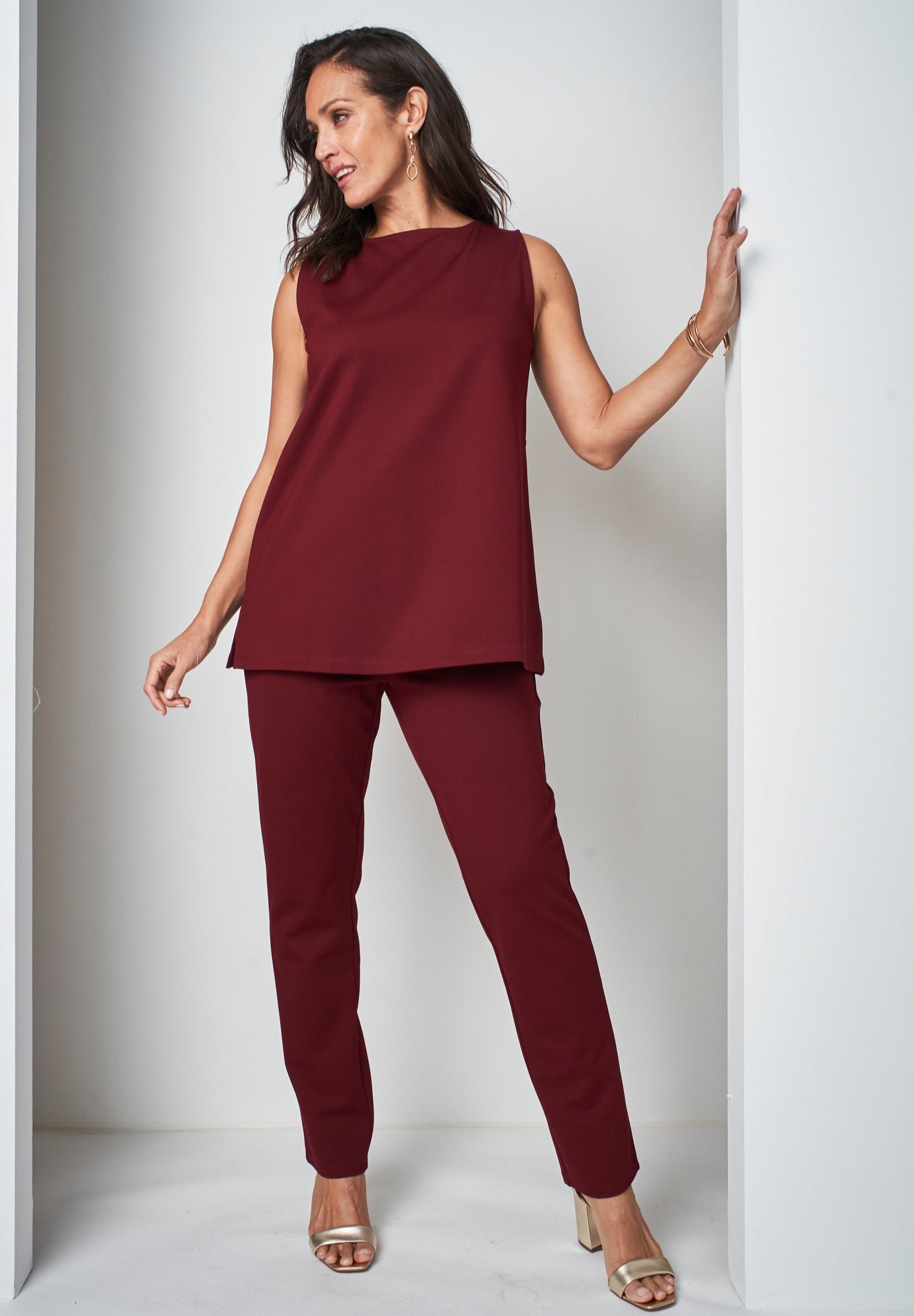 3 Piece Ponte Pant Set image number 1