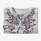 Embroidered Henley Tee image number null