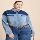 Denim Trucker Shirt image number null