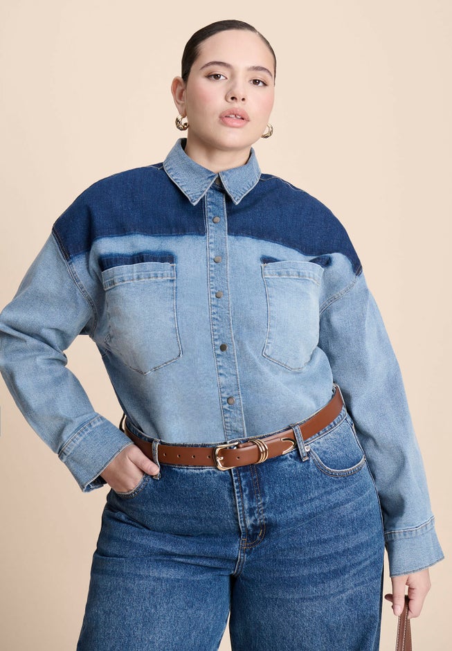 Denim Trucker Shirt image number 2