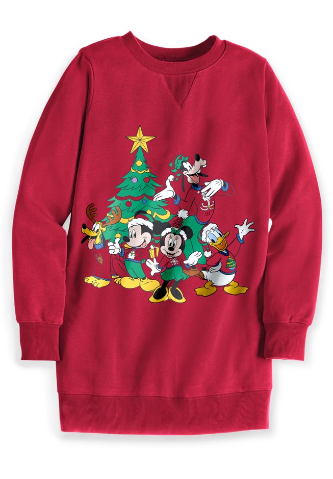 Disney Mickey Group Christmas Sweatshirt image number 1