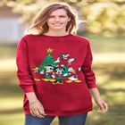 Disney Mickey Group Christmas Sweatshirt image number null