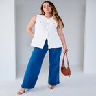 True Fit Wide Leg Jean image number 0