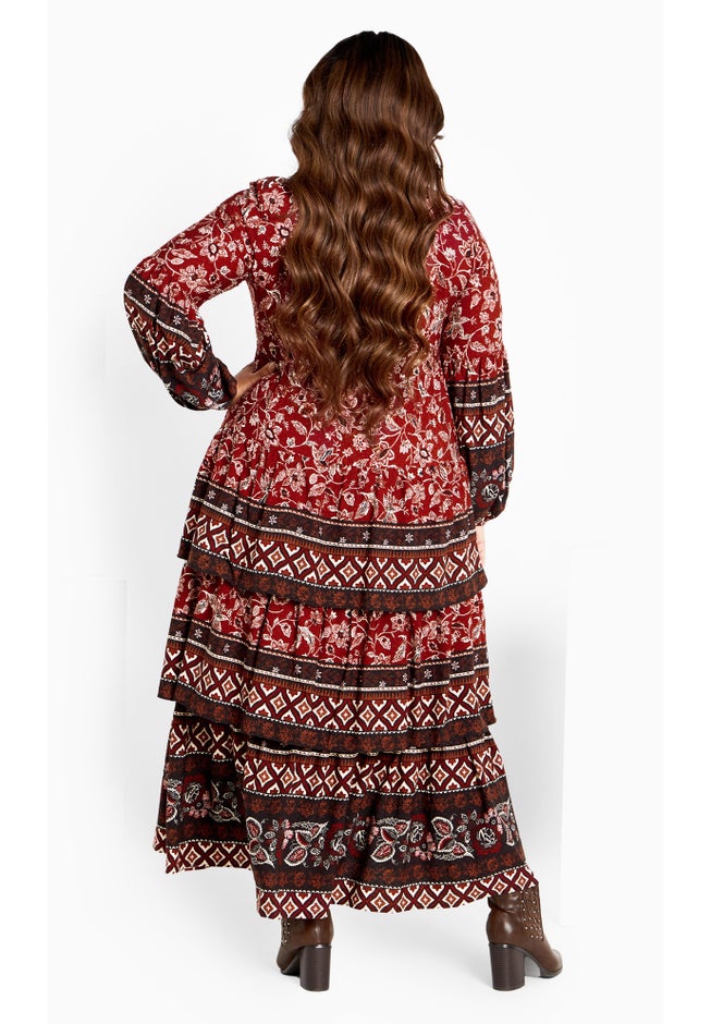 Faye Tiered Maxi Dress image number null