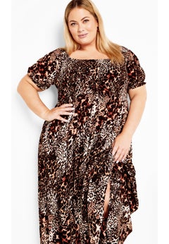 Sophia Shirred Bodice Maxi Dress
