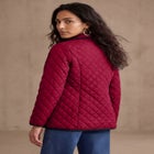 Snap-Front Quilted Coat image number null