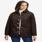 Snap-Front Quilted Coat image number null