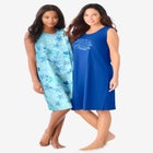 2-Pack Sleeveless Sleepshirt image number null