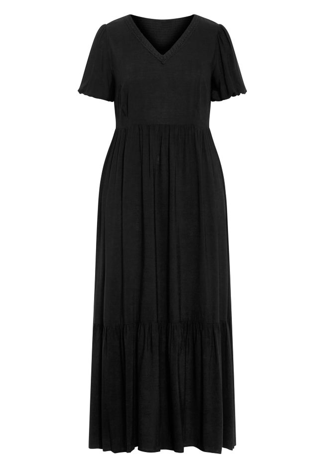 Eva Plain Dress image number null