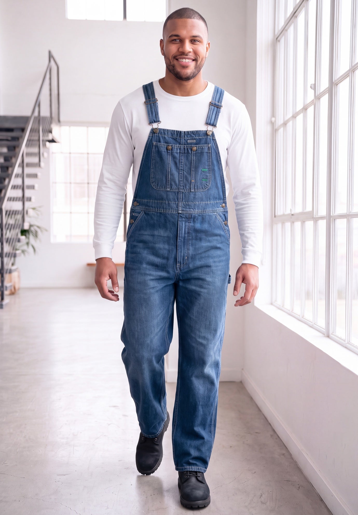 Lightweight Comfort Denim Overall image number 0
