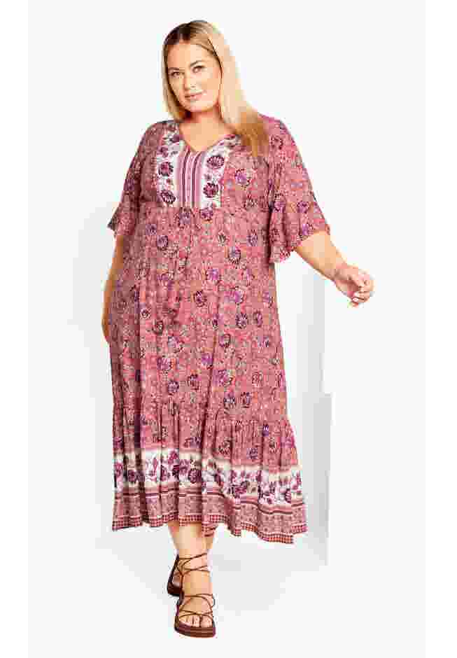 Utopia Border Print Dress image number 0