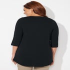 V-Neck Graphic Top image number null