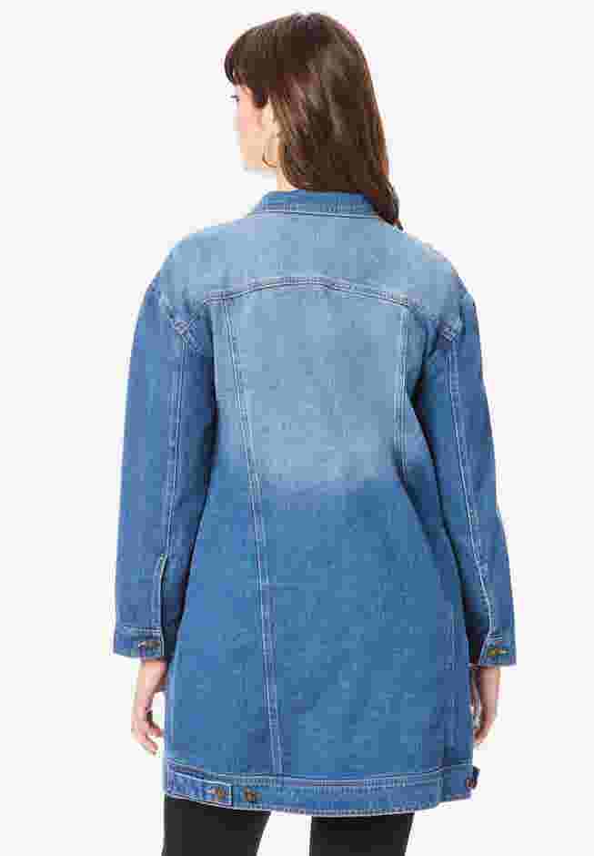 Long Denim Jacket image number 1