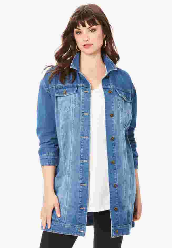 Long Denim Jacket image number 0