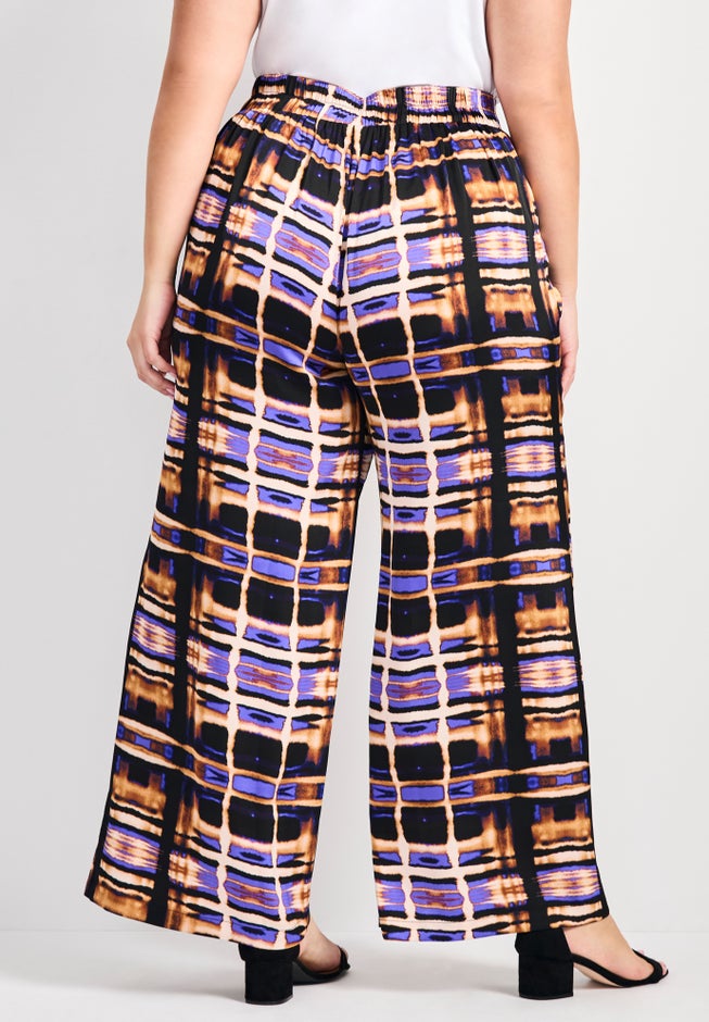 Goldi Wide Leg Satin Pant image number 1