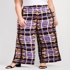 Goldi Wide Leg Satin Pant image number null