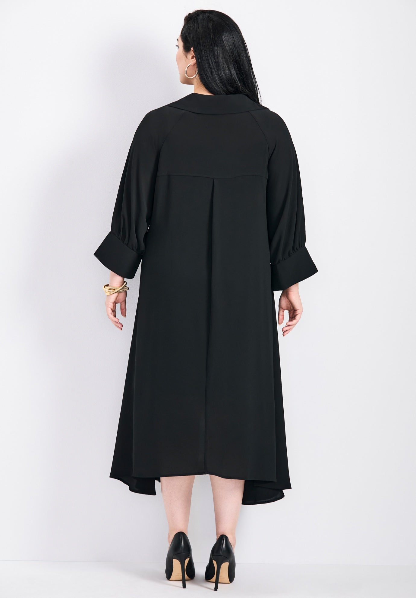 Parker Hanky Hem Collared Dress image number 1