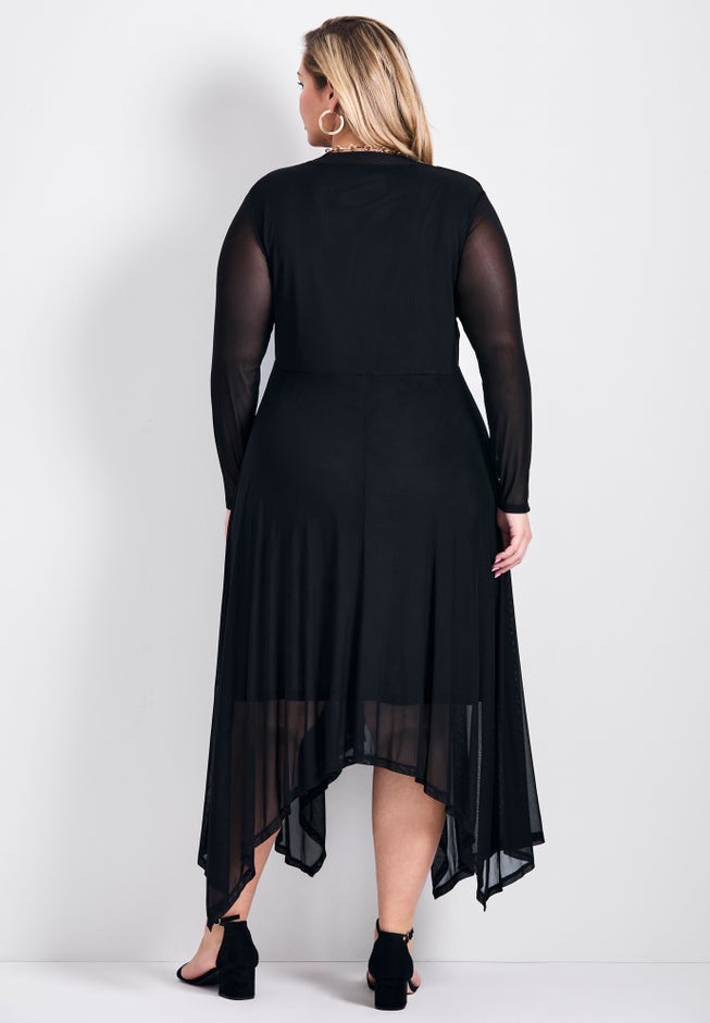 Mere Mesh High Neck Dress image number 1