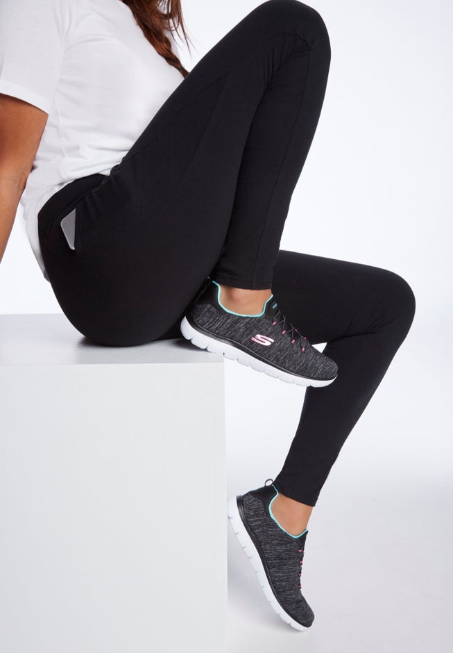 Stretch-Cotton Knit Pull-On Pocket Leggings image number 5